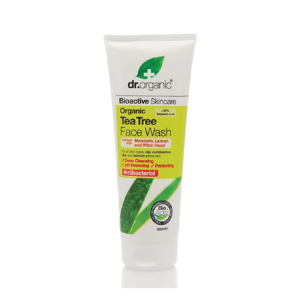 Dr Organic Tea Tree Deter Viso 200 ml Lozione viso — confronto prezzi