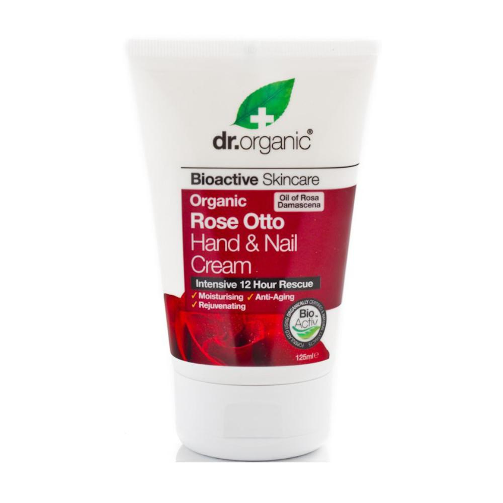 Dr. Organic® Bioactive Skincare Organic Rose Otto Hand & Nail Cream 125 ml Crema