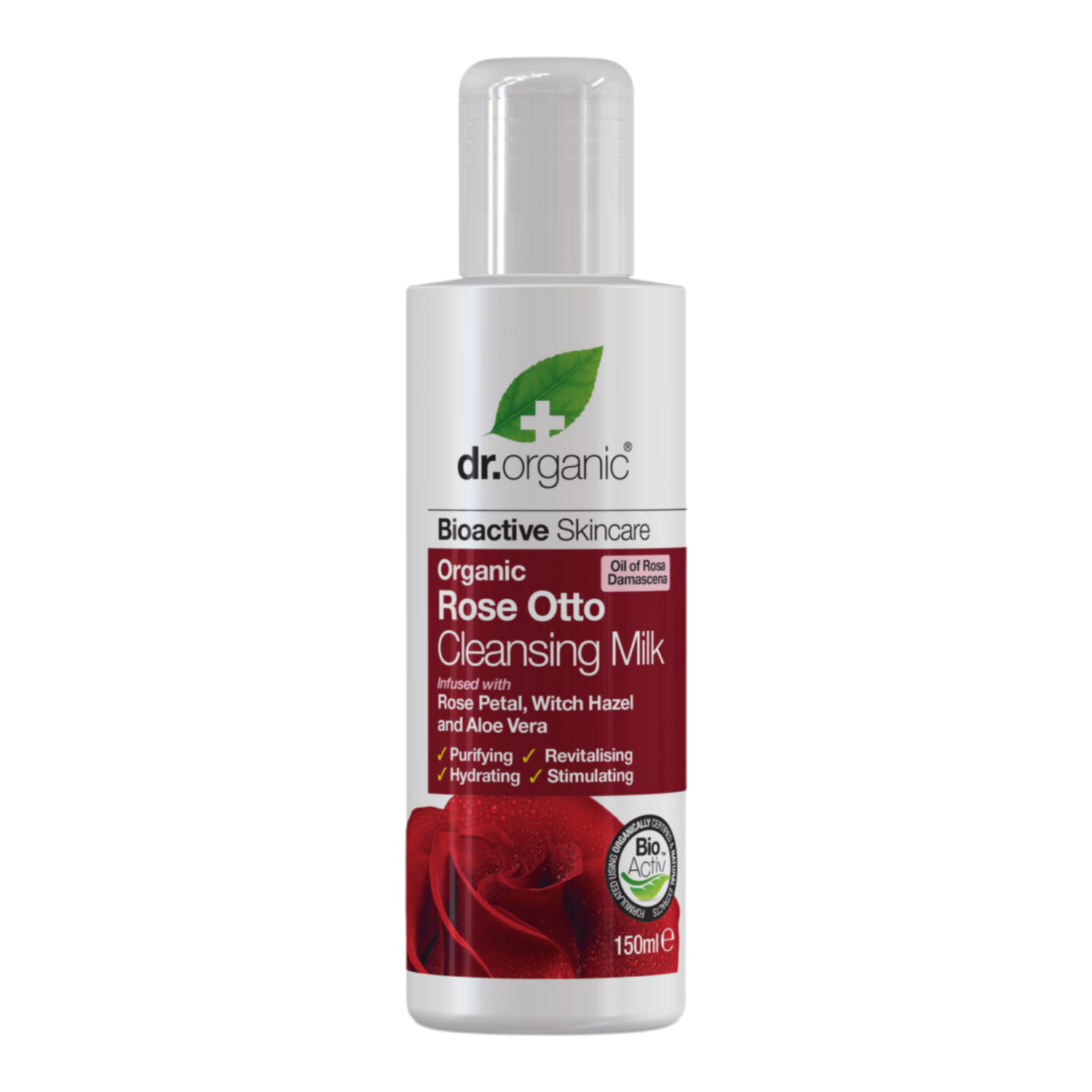 Dr. Organic® Rose Otto Cleansing Milk 150 ml Detergente