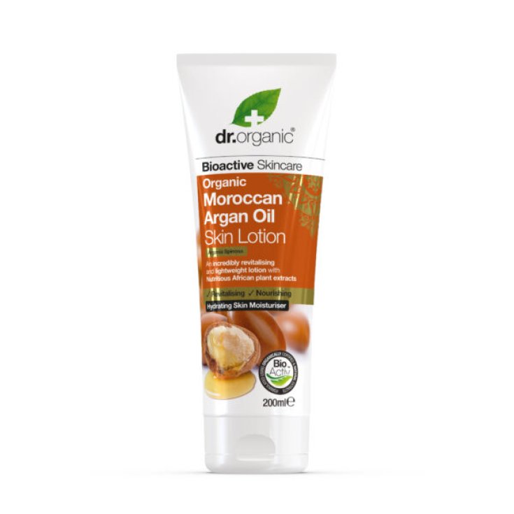 Dr. Organic Limited Moroccan Argan Oil - Crema Corpo Leggera, 200ml