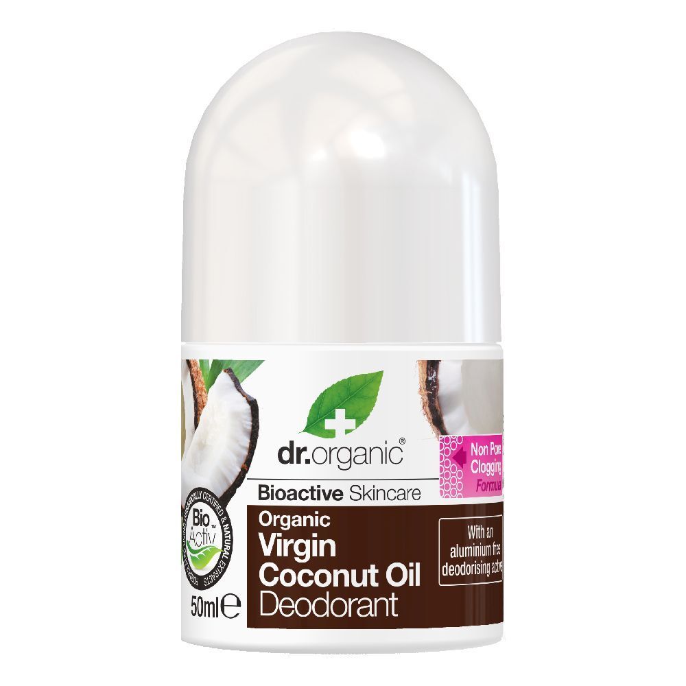 Dr. Organic® Virgin Coconut Oil Deodorante 50 ml Roll-On — confronto prezzi