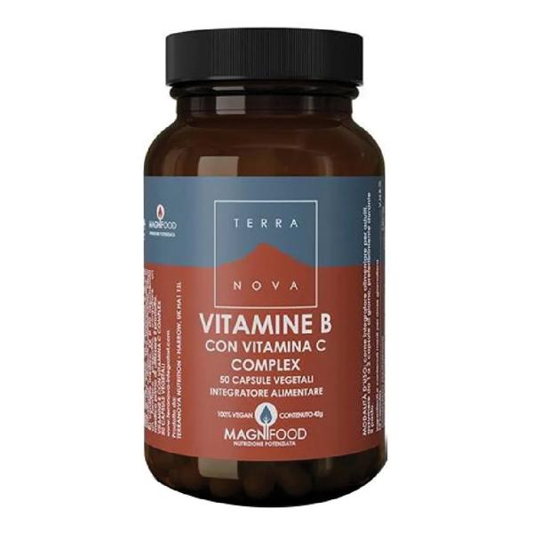 Forlive Terranova Complesso Di Vitamine B Con Vitamina C Riduzione Affaticamento 50 Capsule