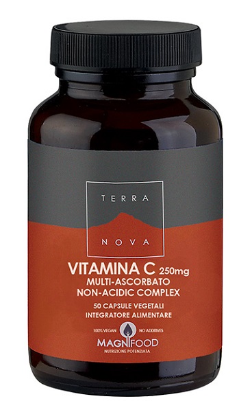 Terranova Vitamine - Vitamina C 250mg Multi-Ascorbato Integratore, 50 Capsule