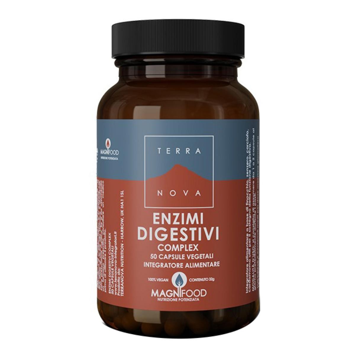 Terranova complesso di enzimi digestivi 50 capsule