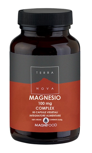 Terranova Magnesio 100mg Complex Integratore Per La Stanchezza E Per Le Funzioni Cerebrale E Muscolare 50 Capsule