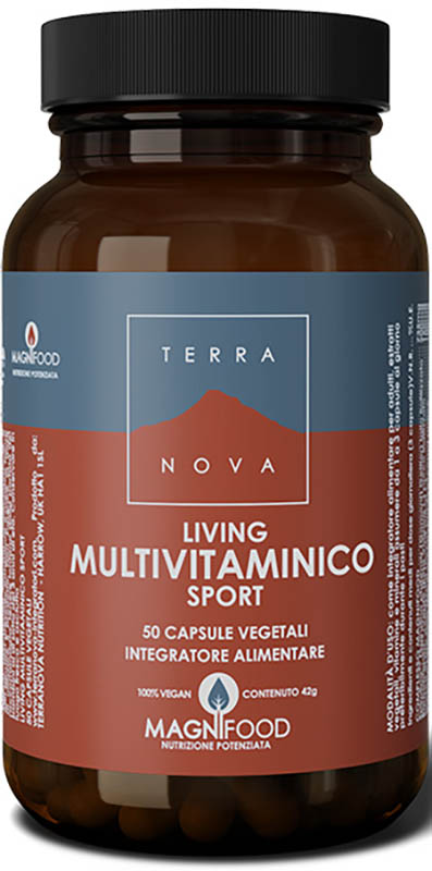 Terranova Sport - Living Multivitaminico Integratore, 50 Capsule