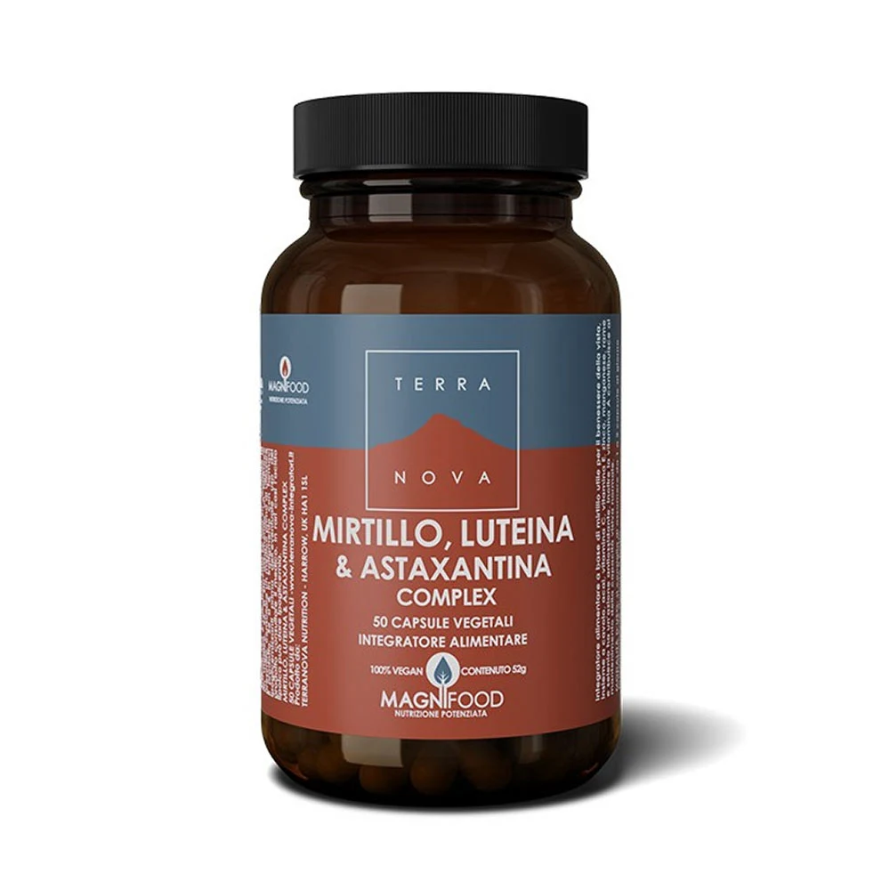 Terranova, Mirtillo Luteina Astaxantina Complex, 50 Capsule