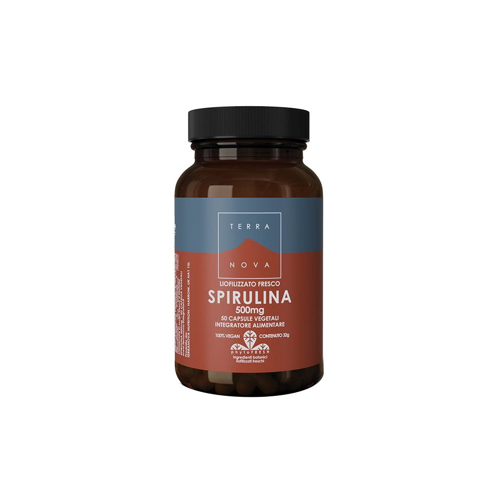 Spirulina - Terranova - 50 capsule vegetali - Integratore alimentare di Spirulina, una microalga che contiene tutti gli aminoacidi essenziali e non essenziali — confronto prezzi