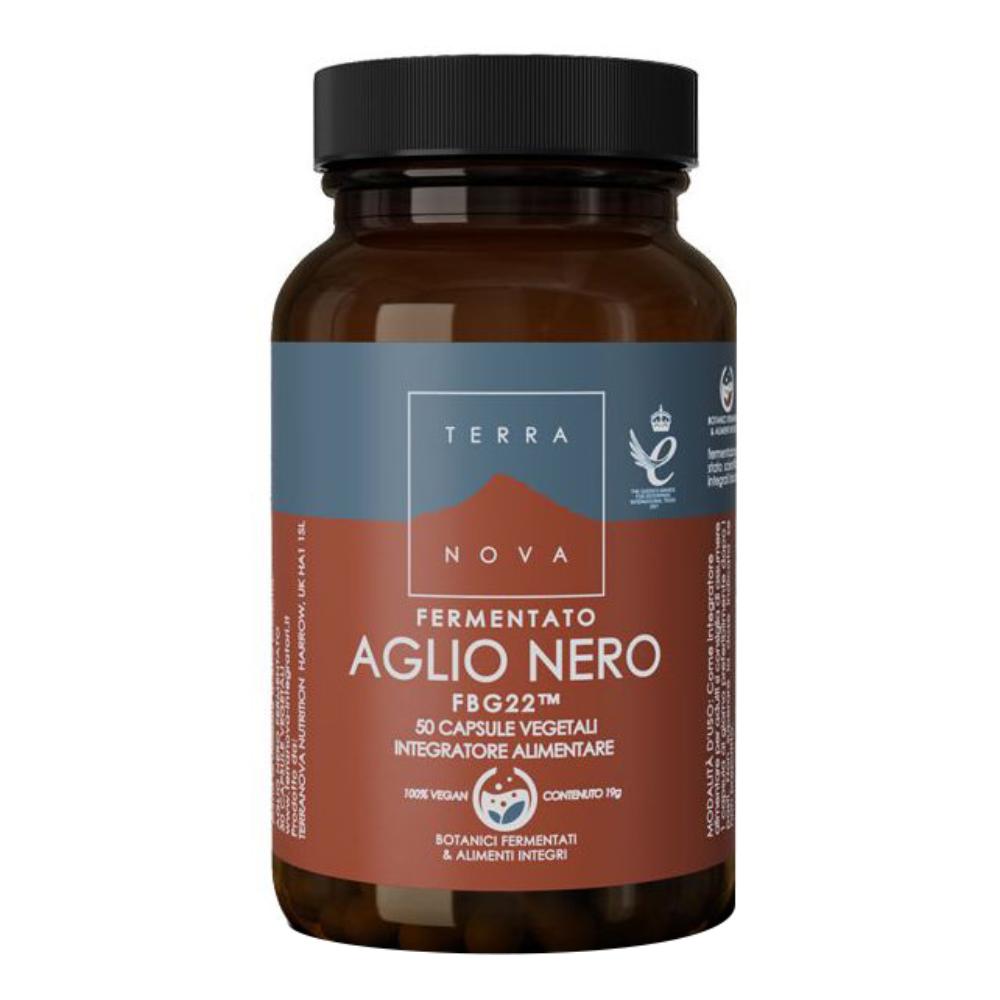 Terranova Aglio Nero Fermentato 50 Capsule - Integratore Alimentare Antiossidante e Cardioprotettivo — confronto prezzi