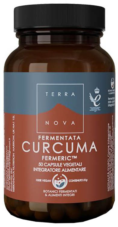Terranova curcuma fermentata 50 capsule — confronto prezzi