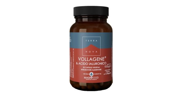 Terranova Vollagene & Acido Ialuronico Integratore Per Pelle E Benessere Articolare 50 Capsule