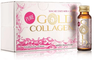 Gold Collagen Pure Integratore per la Pelle 10 Flaconcini