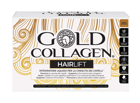 Gold Collagen HairLift Integratore Anticaduta 10 Flaconcini — confronto prezzi