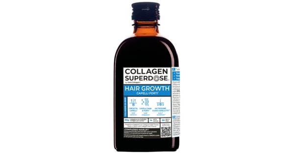 Collagen Superdose Hair Growth Integratore Per Capelli Forti 300ml