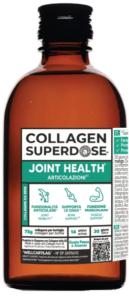Collagen Superdose Joint Health 300 ml Integratore per il Benessere della Articolazioni e Funzione Muscolare