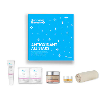 The Organic Pharmacy - Cofanetto Antioxidant All Stars Anti-Rughe Idratante Viso e Labbra Confezione 5 Pezzi — confronto prezzi