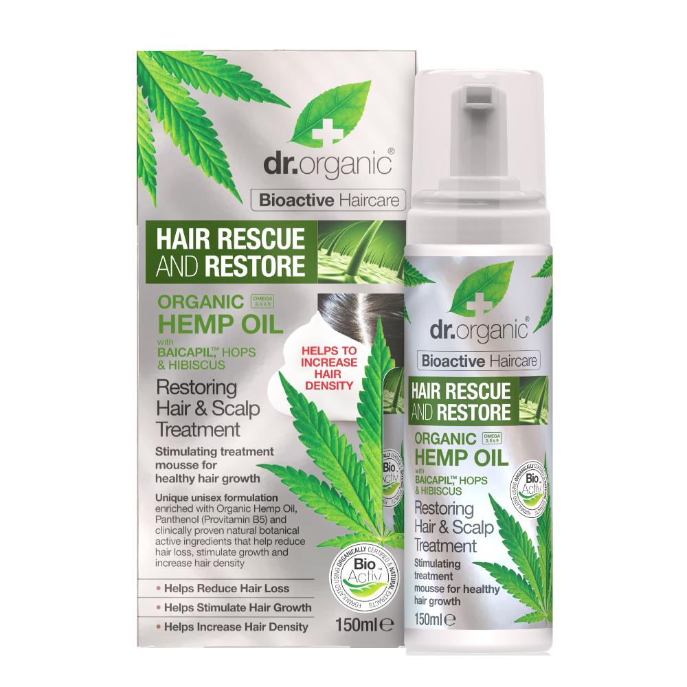 Dr. Organic® Hemp Oil Hair & Scalp Treatment 150 ml Schiuma