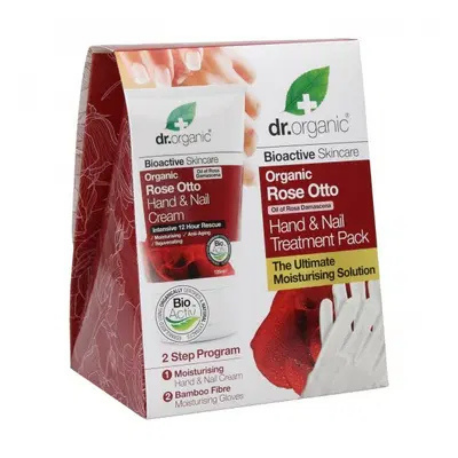 Dr. Organic Organic Rose Otto Crema Mani + Guanto In Bambã¹