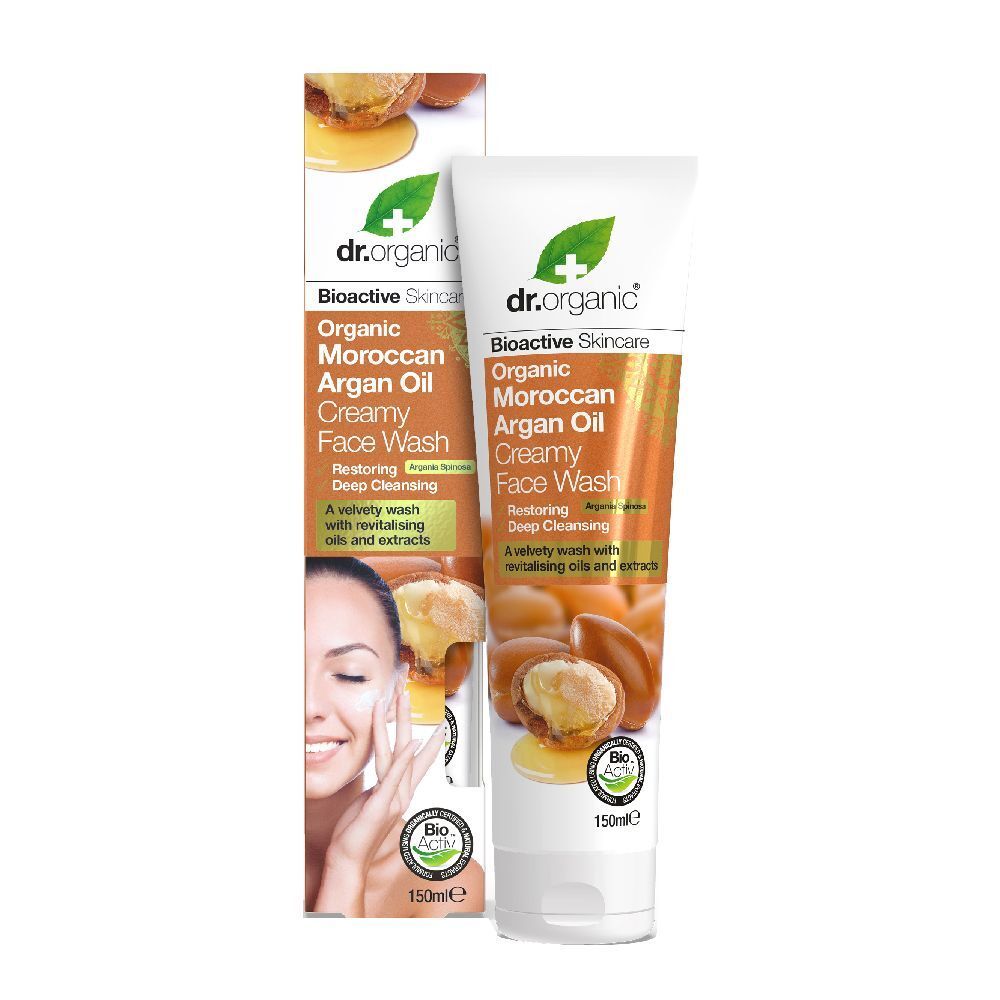 Dr Organic Argan Deterg Viso 150 ml Lozione viso