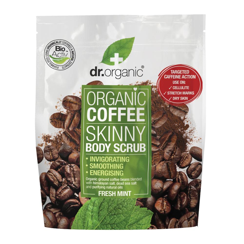 Dr. Organic Coffee - Skinny Body Scrub Scrub Corpo Alla Menta, 200g