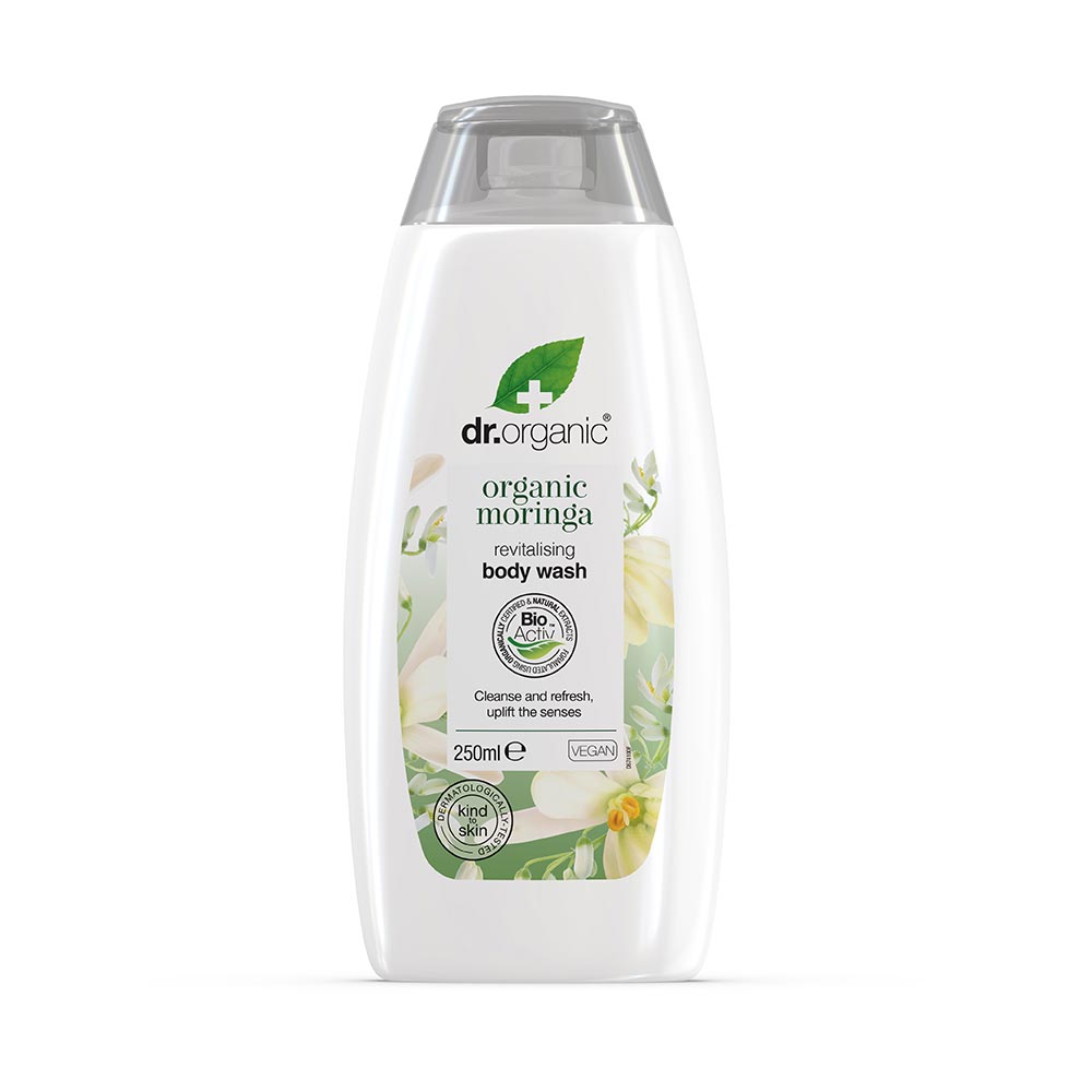 Dr. Organic Moringa - Bagnodoccia Rivitalizzante e Rinfrescante, 250ml