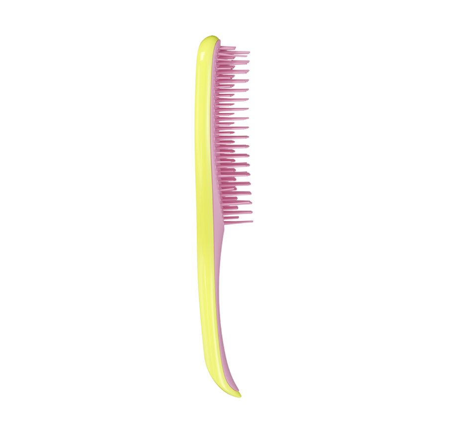 Tangle Teezer The Ultimate Detangler - Spazzola Districante per Capelli Bagnati, Colore Giallo e Rosa