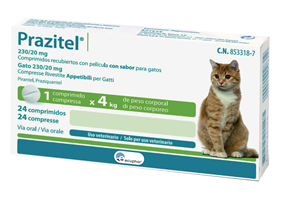PRAZITEL GATTO*24CPR 230+20MG — confronto prezzi