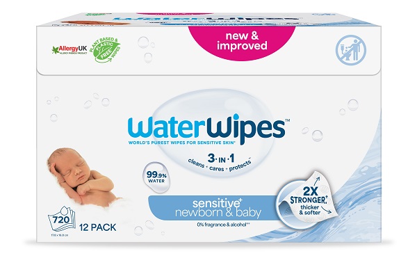 WaterWipes Salviettine Imbevute per Bambini Pelle Sensibile 12 Confezioni da 60 Pezzi — confronto prezzi