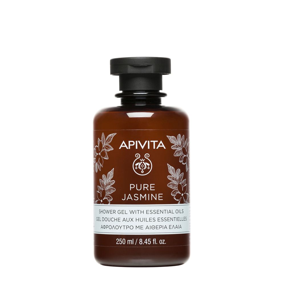 Apivita Pure Jasmine Gel Doccia con Oli Essenziali A Gelsomino 250 ml