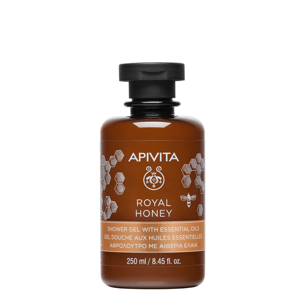 Apivita Royal Honey Gel Doccia Cremoso con Oli Essenziali Al Miele 250 ml