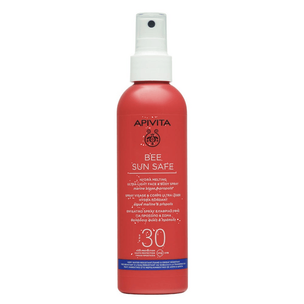 Apivita Bee Sun Safe Spray Hydra Melting Viso e Corpo Ultra-Leggero SPF30 200 ml — confronto prezzi