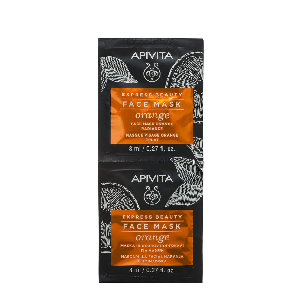 APIVITA Express Beauty Maschera Viso all'Arancia Illuminante 2X8ML — confronto prezzi