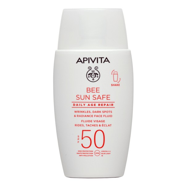Apivita Bee Sun Safe Daily Age Repair SPF50 Crema Fluida Per Macchie e Rughe 50 ml — confronto prezzi