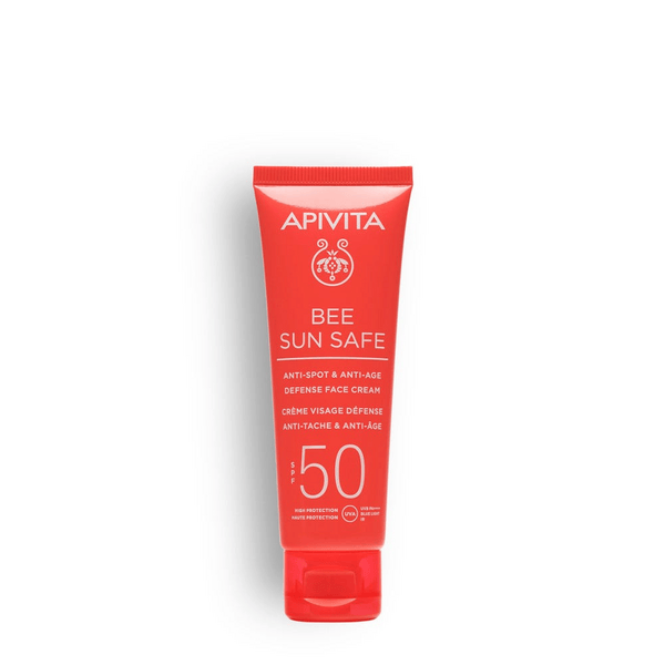 Apivita Bee Sun Safe - Anti Spot & Anti Age Crema Viso SPF50, 50ml