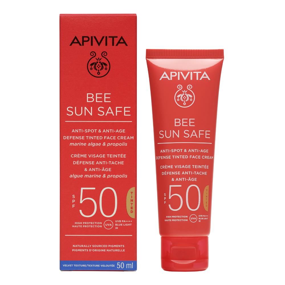 Apivita Crema Viso Colorata Anti-Macchia & Anti-Age SPF50 50 ml