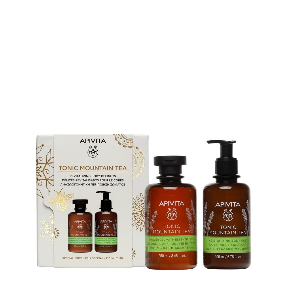 Apivita Cofanetto Regalo Corpo al Tè Di Montagna 1 pz Set