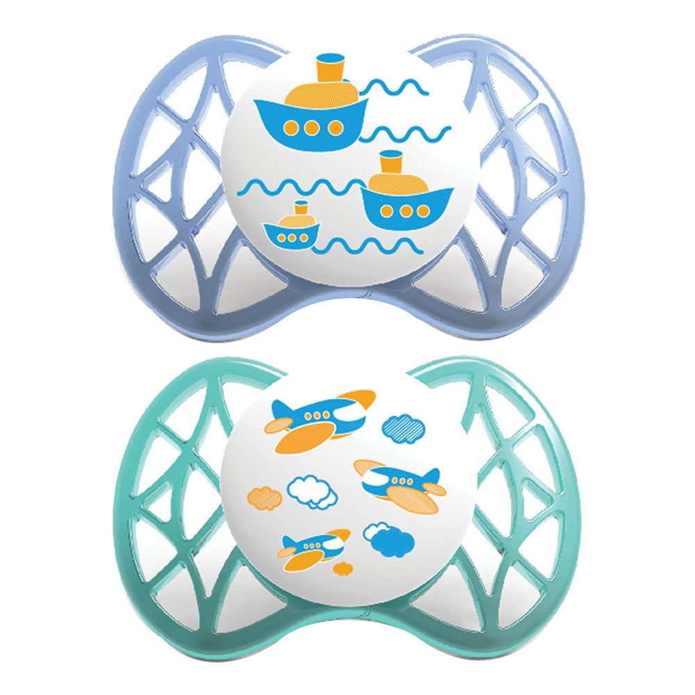 Nuvita Succhietto Con Tettarella Ortodontica 0 Mesi+ Blu E Tiffany 1 St