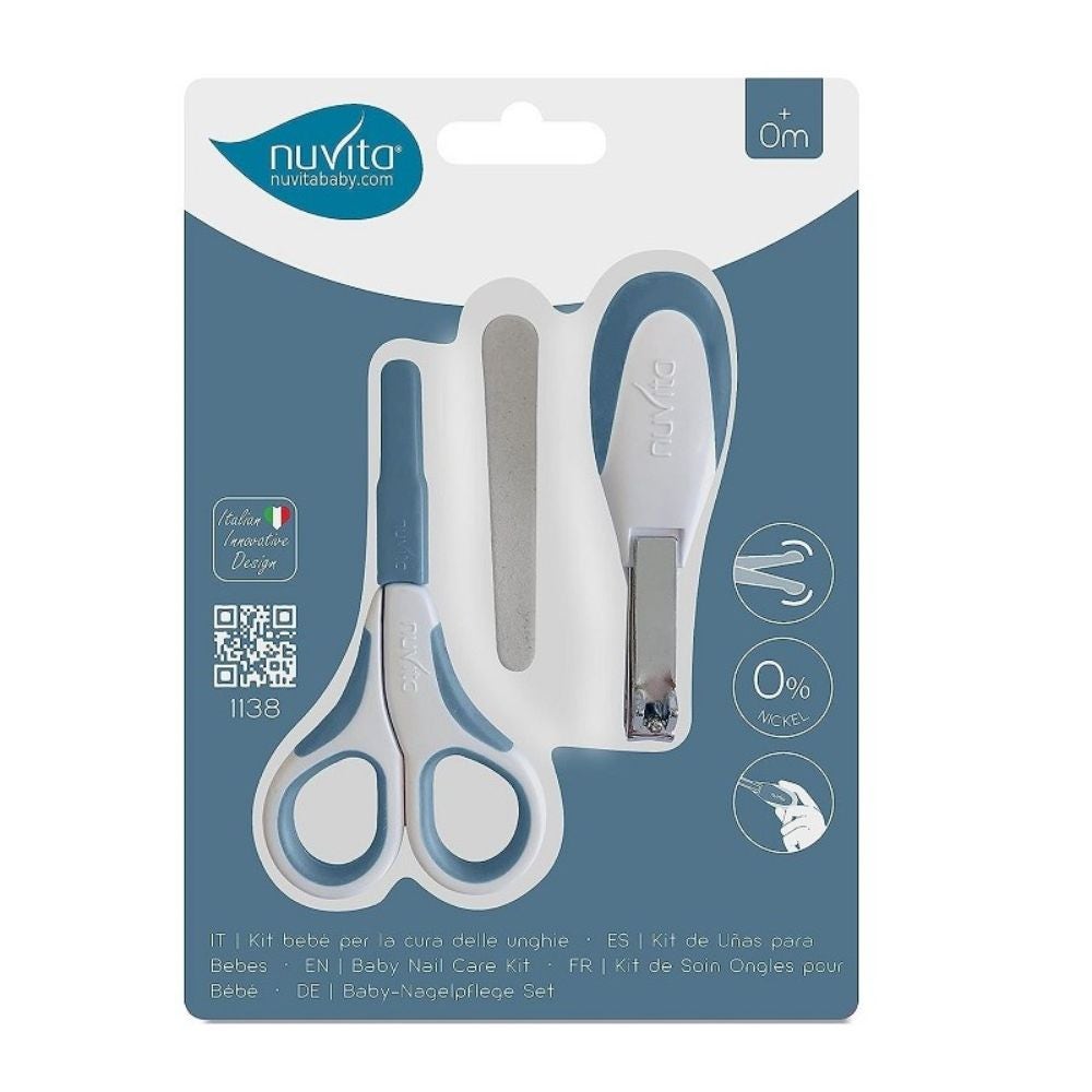 Nuvita Set Manicure Neonato colore Powder Blue