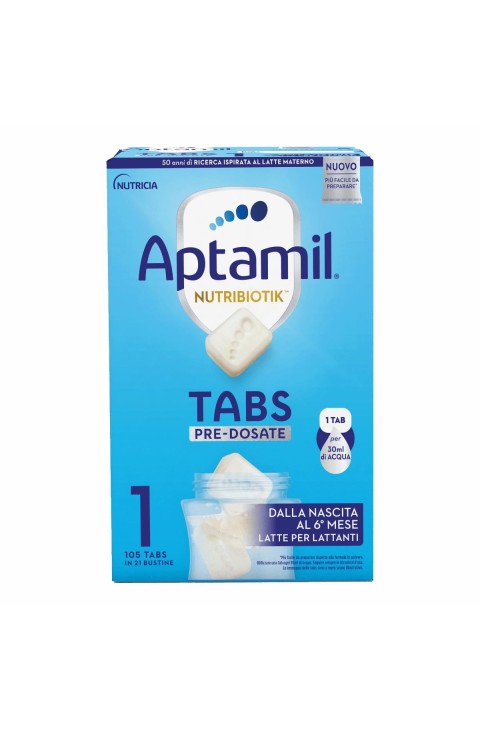 Aptamil Tabs Pre-dosate 1 Latte Per Lattanti Dalla Nascita Polvere 21 Bustine