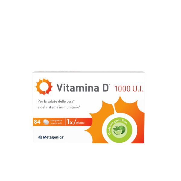 Metagenics Vitamina D 1000 UI Integratore Vitaminico 84 Compresse