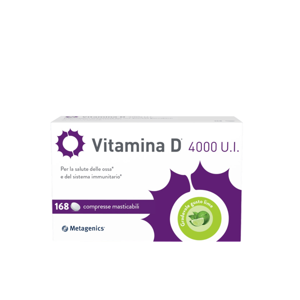 Vitamina D 4000 UI 168 Compresse Masticabili