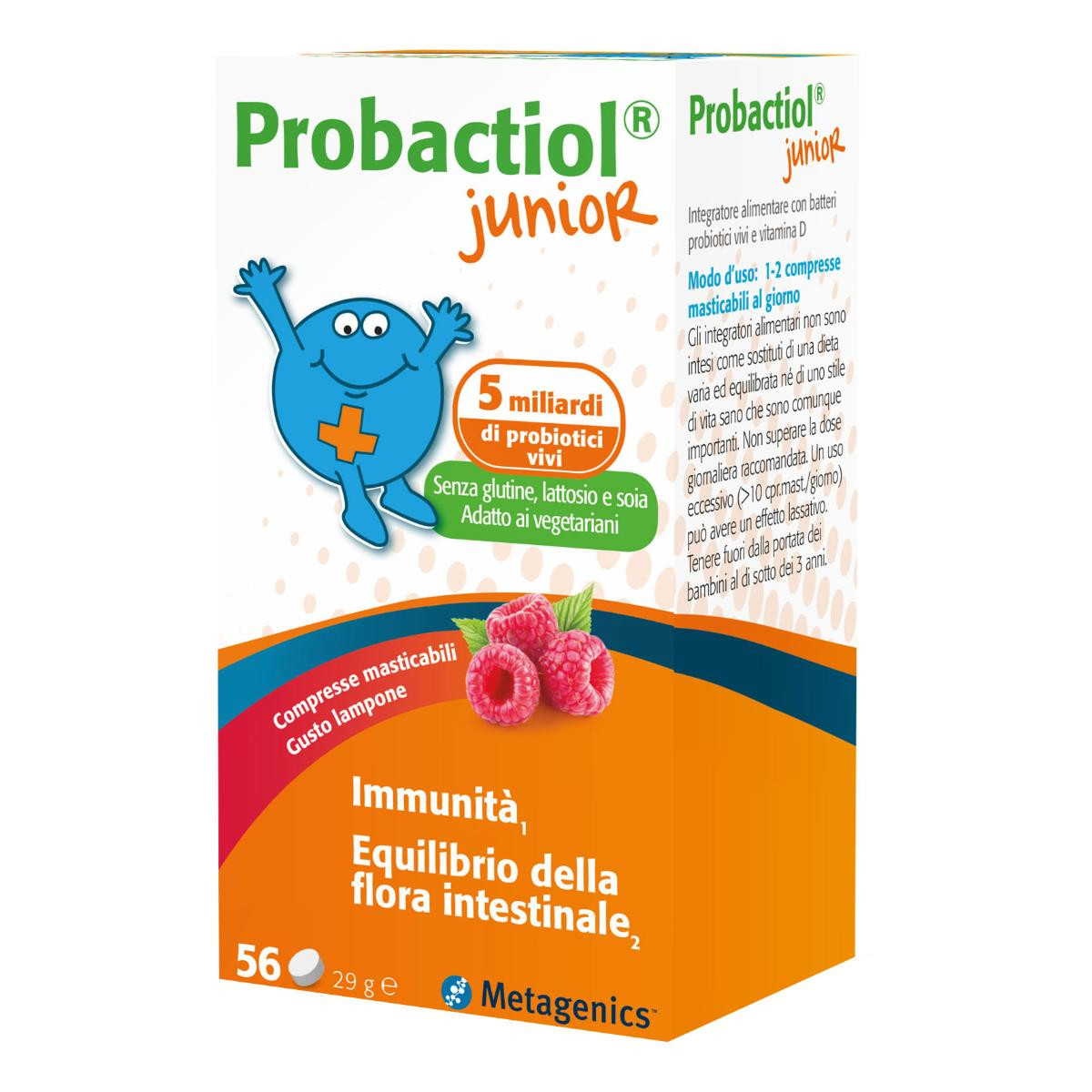 Probactiol Junior Integratore di Probiotici 56 Compresse Masticabili