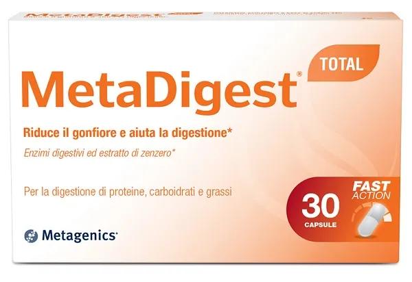 Metagenics Metadigest Integratore Gonfiore e Digestione Total 30 Capsule — confronto prezzi
