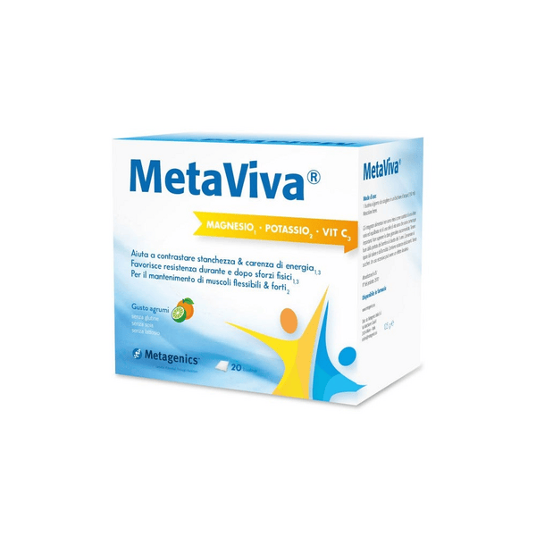 Metagenics Metaviva Integratore Magnesio, Potassio e Vitamina C 20 Bustine — confronto prezzi