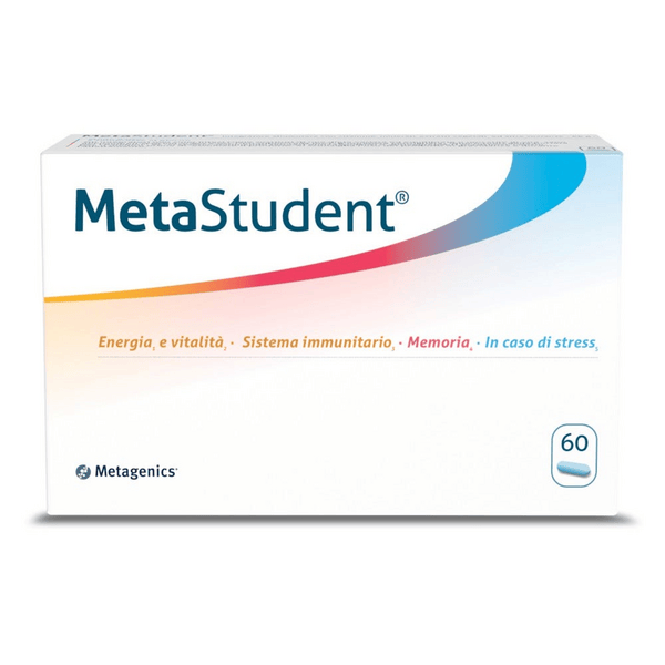 Metagenics Metastudent Integratore Sostegno, Contro Stress e Instabilità del Sistema Immunitario 60 Compresse