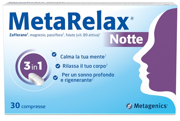 Metagenics MetaRelax Notte 30 Compresse pz
