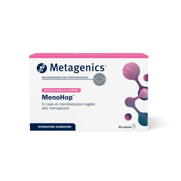 Metagenics MenoHop Integratore per il Mantenimento di una Menopausa Serena 90 capsule