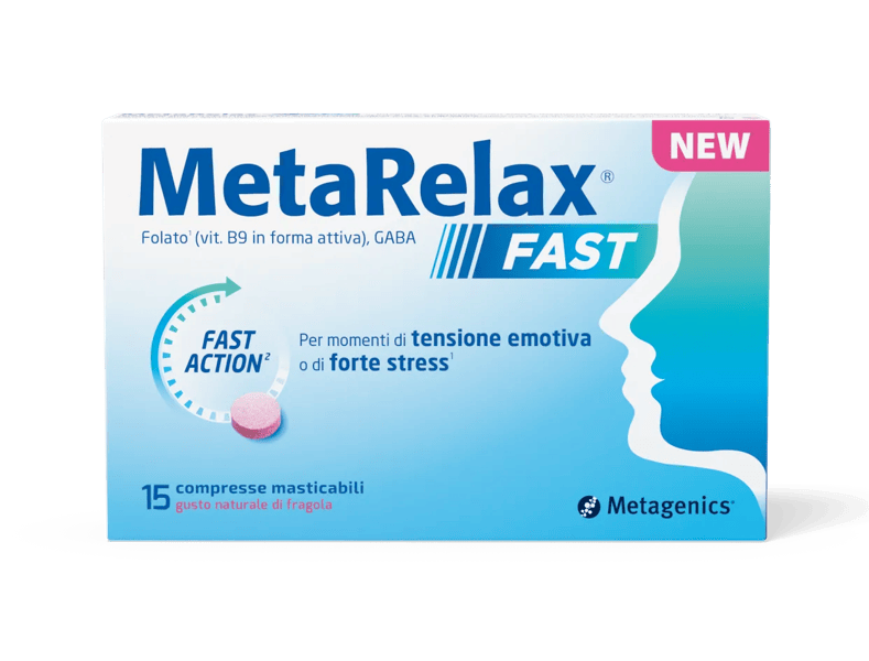 Metarelax Fast Integratore Per Ansia e Stress 15 Compresse