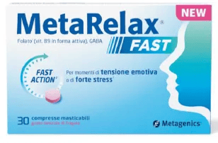 Metarelax Fast Integratore Per Ansia e Stress 30 Compresse