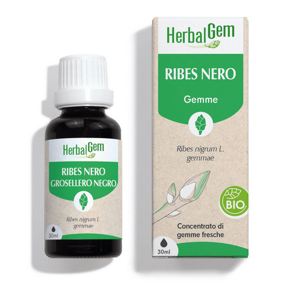 HerbalGem Ribes Nero Bio Macerato-Madre Integratore Per Articolazioni e Muscoli 30 ml